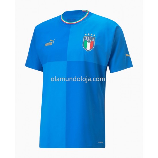 Camisola Itália Equipamento Primeiro 2022 Manga Corta